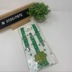 St. Patrick’s Green Suspenders